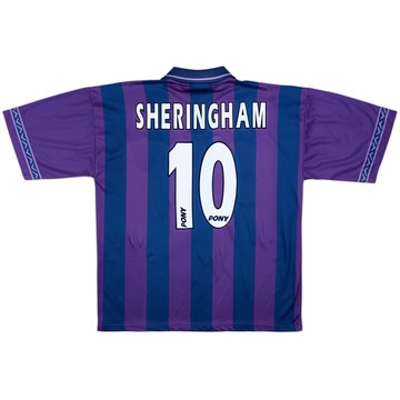 1995-97 Tottenham Away Shirt Sheringham #10 - 8/10 - (XL)