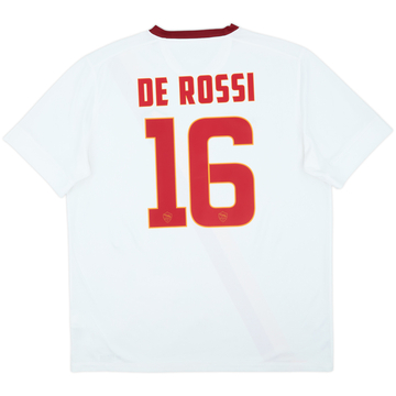 2014-15 Roma Away Shirt De Rossi #16 - 8/10 - (XL)