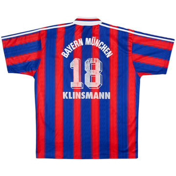 1995-97 Bayern Munich Home Shirt Klinsmann #18 - 5/10 - (XL)