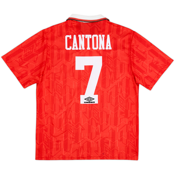 1992-94 Manchester United Home Shirt Cantona #7 - 5/10 - (L)