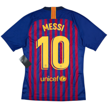 2018-19 Barcelona Authentic Home Shirt Messi #10 (M)
