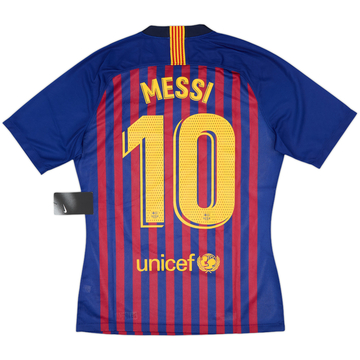2018-19 Barcelona Player Issue Home Shirt Messi #10 (M)