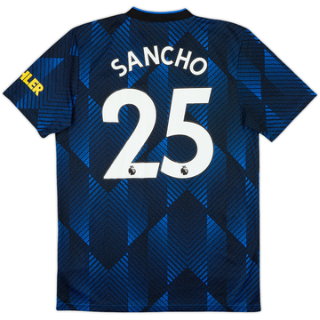 2021-22 Manchester United Third Shirt Sancho #25 - 8/10 - (M)