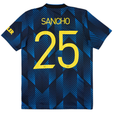 2021-22 Manchester United Third Shirt Sancho #25 - 10/10 - (M)