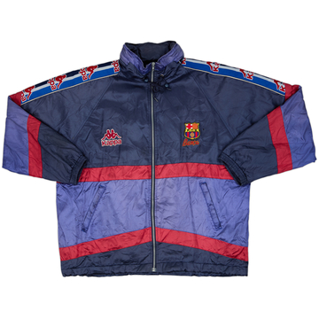 1995-97 Barcelona Kappa Hooded Track Jacket - 6/10 - (XL)