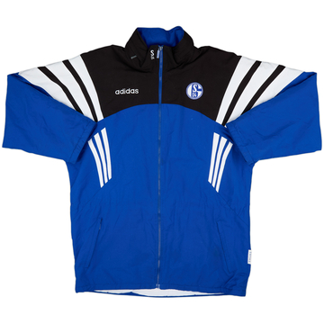 1996-97 Schalke adidas Padded Bench Coat - 6/10 - (L)