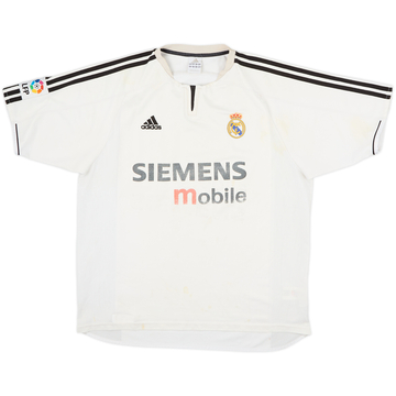 2003-04 Real Madrid Home Shirt - 4/10 - (XL)