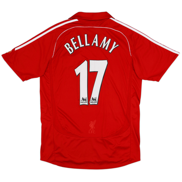 2006-08 Liverpool Home Shirt Bellamy #17 - 6/10 - (M)