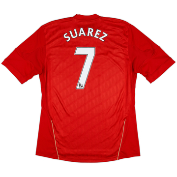 2010-12 Liverpool Home Shirt Suarez #7 - 6/10 - (L)
