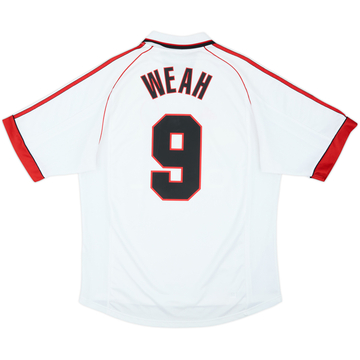 1998-99 AC Milan Away Shirt Weah #9 - 8/10 - (L)