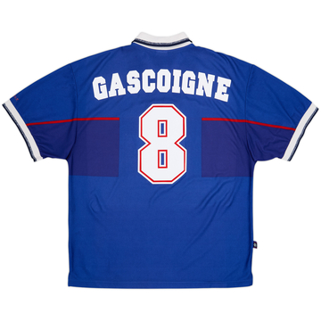 1997-99 Rangers Home Shirt Gascoigne #8 - 6/10 - (XL)