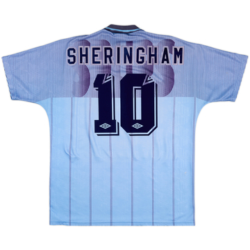 1991-94 Tottenham Third Shirt Sheringham #10 - 6/10 - (XL)