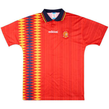 1994-96 Spain Match Issue Home Shirt #7