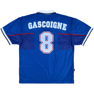1997-98 Rangers Player Issue European Home Shirt Gascoigne #8