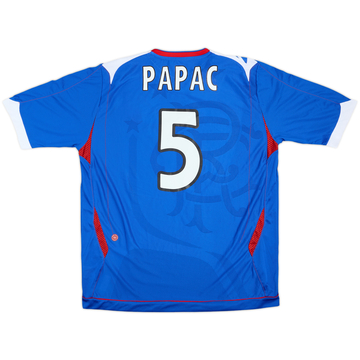 2006-07 Rangers Home Shirt Papac #5 - 9/10 - (XL)