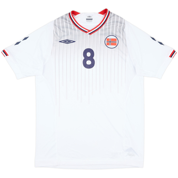 2009-10 Norway Match Issue Away Shirt #8