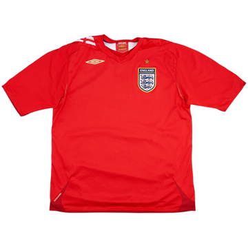 2006-08 England Away Shirt - 5/10 - (XL)