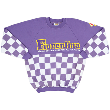 1990-91 Fiorentina Le Felpe Dei Grandi Club Sweat Top - 8/10 - (L)