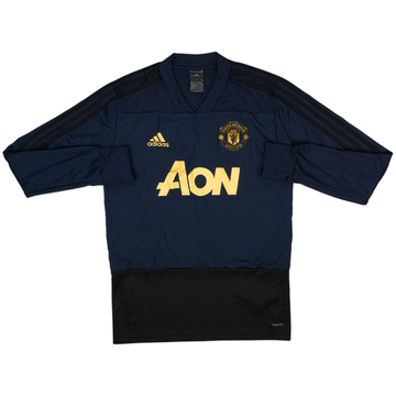 2018-19 Manchester United adidas Sweat Top - 8/10 - (S)