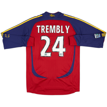 2006 Real Salt Lake Match Issue Home L/S Shirt Trembly #24