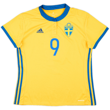 2017 Sweden Women's Match Issue Home Shirt #9