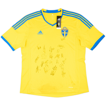 2013 Sweden Squad Signed Home Shirt (XL)