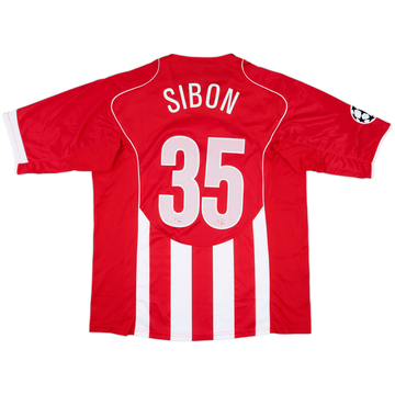 2004-06 PSV Match Issue Champions League Home Shirt Sibon #35