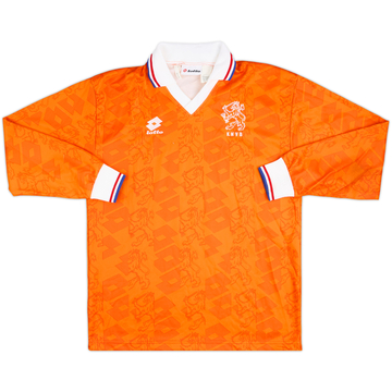 1994 Netherlands Match Issue Home L/S Shirt #5 (Witschge)