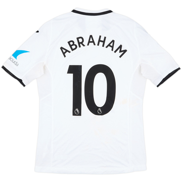 2017-18 Swansea Match Worn Home Shirt Abraham #10