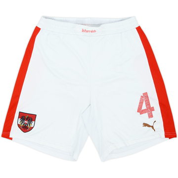 2010-12 Austria Home Shorts #4 - 5/10 - (L)