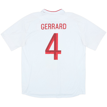 2012-13 England Home Shirt Gerrard #4 - 8/10 - (3XL)