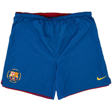 2007-08 Barcelona Home Shorts - 8/10 - (L)