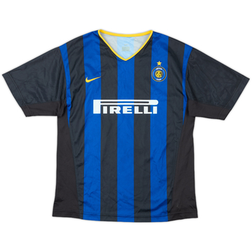 2002-03 Inter Milan Basic Home Shirt - 8/10 - (L.Boys)