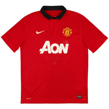 2013-14 Manchester United Home Shirt - 4/10 - (L)