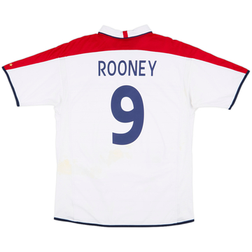 2003-05 England Home Shirt Rooney #9 - 5/10 - (XL)