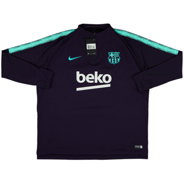 2018-19 Barcelona Nike 1/4 Zip Training Top (XXL)