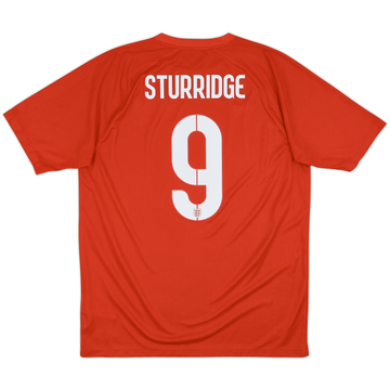 2014-15 England Away Shirt Sturridge #9 - 10/10 - (L)