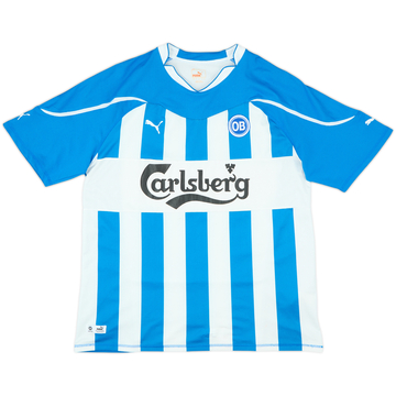 2010-11 Odense Home Shirt - 8/10 - (XL)