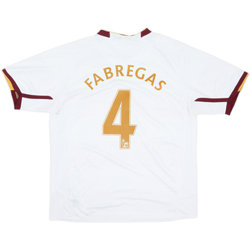 2007-08 Arsenal Away Shirt Fabregas #4 - 6/10 - (M)