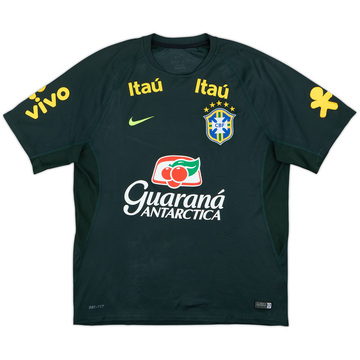 2014-16 Brazil Nike Player Issue Training Shirt - 6/10 - (L)