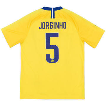 2018-19 Chelsea Away Shirt Jorginho #5 - 5/10 - (L)