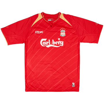 2005-06 Liverpool CL Home Shirt - 4/10 - (M)