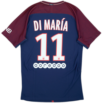 2017-18 Paris Saint-Germain Authentic Home Shirt Di Maria #11 - 9/10 - (S)