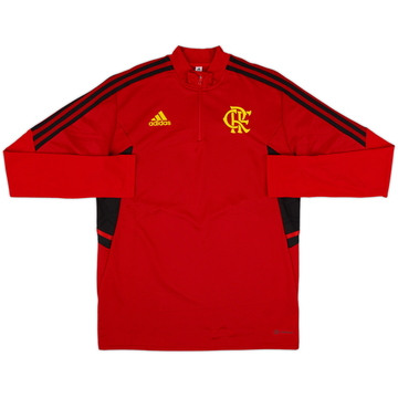 2021-22 Flamengo adidas 1/4 Drill Top - 10/10 - (M)
