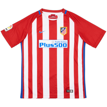 2016-17 Atletico Madrid Home Shirt Godin #2 - 4/10 - (XL.Boys)