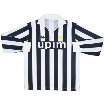 1989-90 Juventus Home L/S Shirt #11 - 6/10 - (XL)