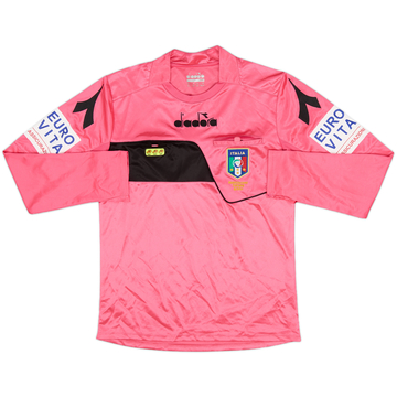 2018-19 Italy Diadora Referee L/S Shirt - 9/10 - (XS)