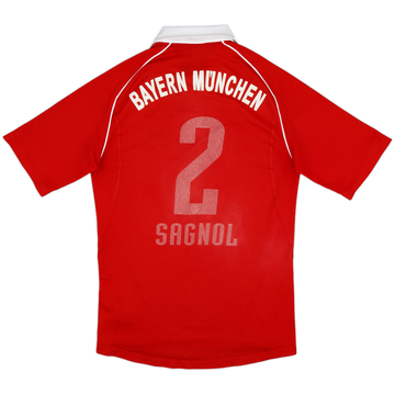 2005-06 Bayern Munich Home Shirt Sagnol #2 - 4/10 - (S)