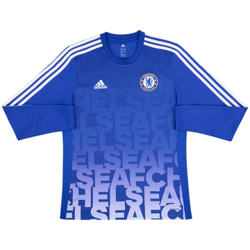 2015-16 Chelsea adidas Sweat Top - 8/10 - (M)