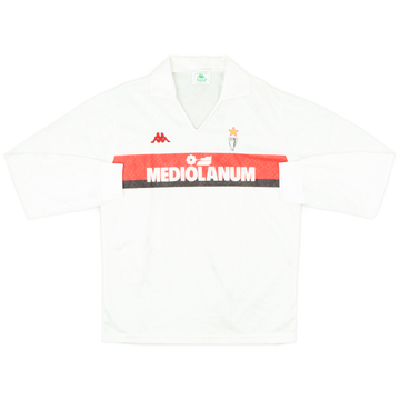 1988-89 AC Milan Away L/S Shirt - 8/10 - (L)